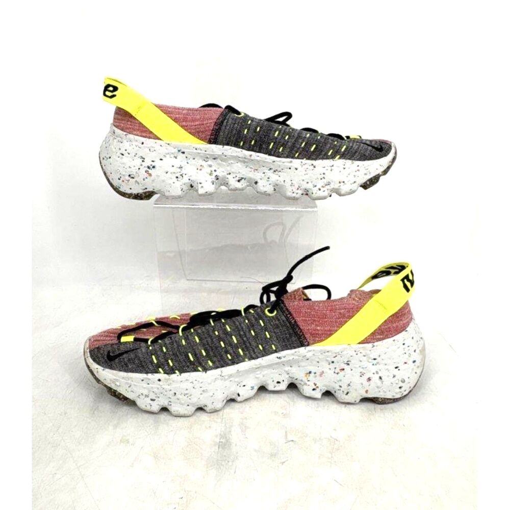 Nike Women's Space Hippie 04 Lemon Venom Light Arctic Pink Size 10 CD3476-700